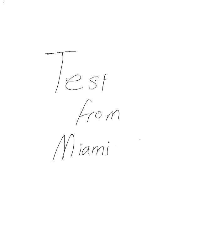 Fax page