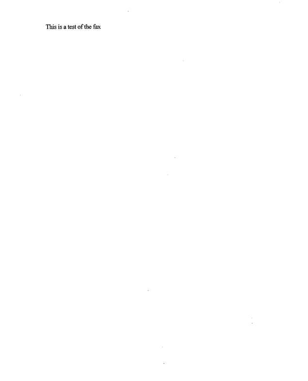 Fax page