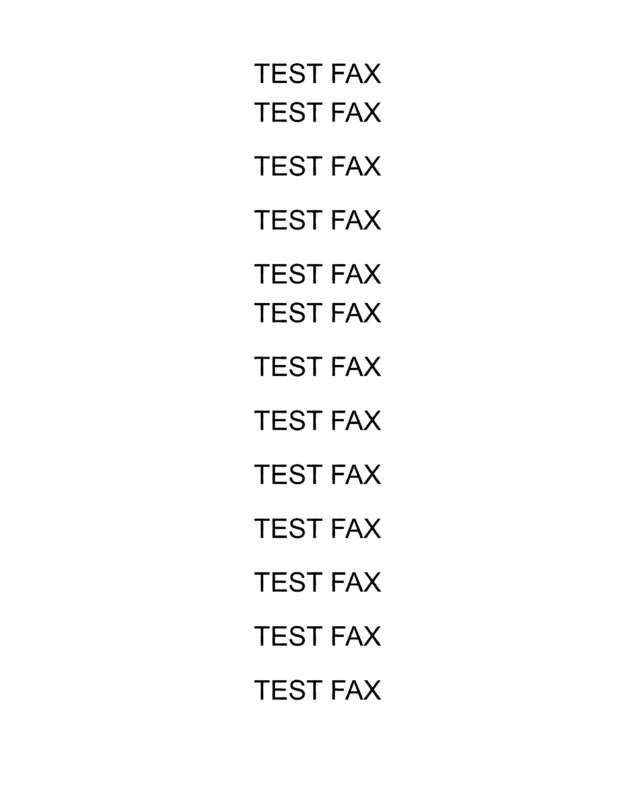 Fax page