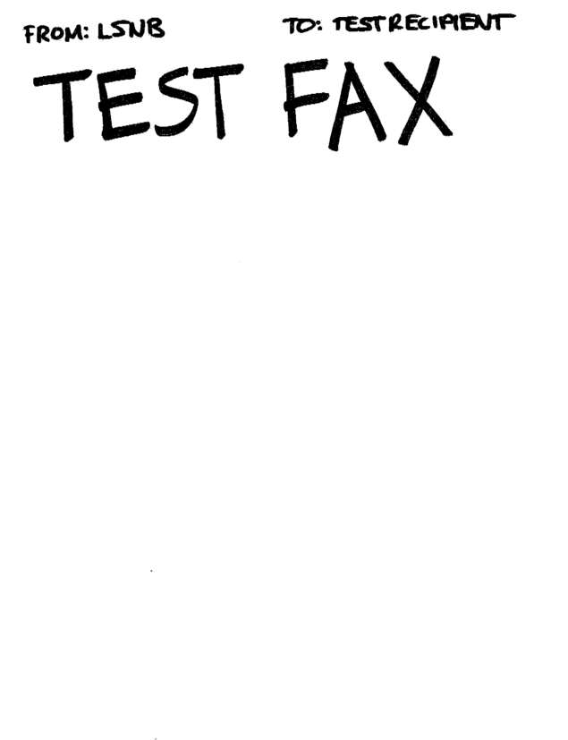 fax page