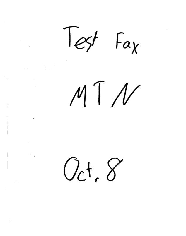 fax page