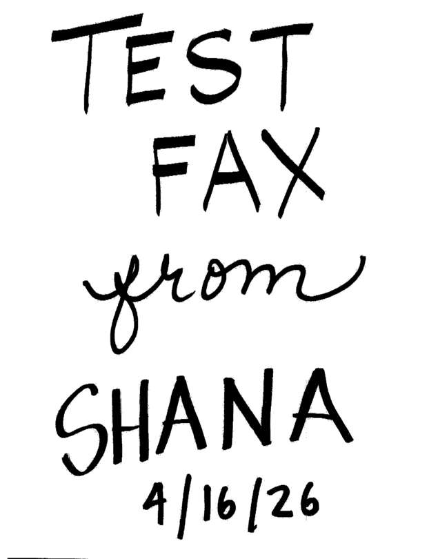 fax page