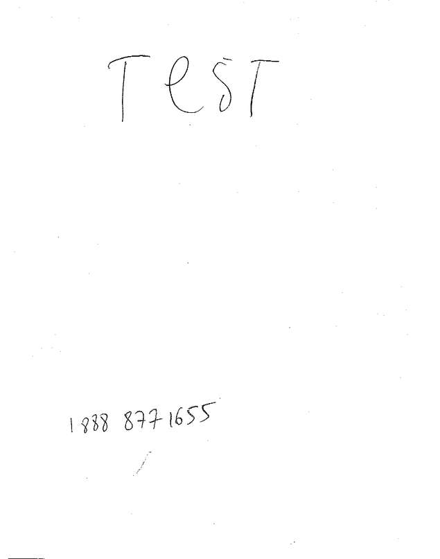 Fax page