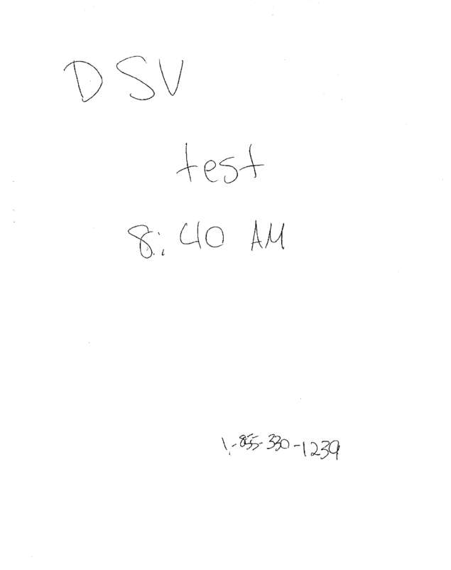 Fax page