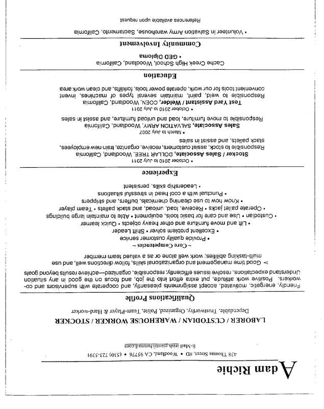 Fax page