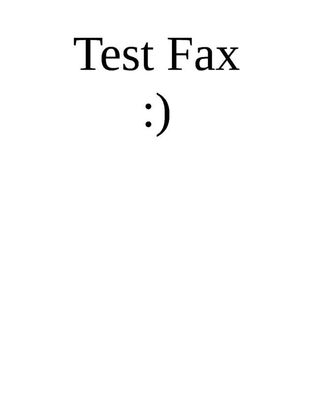 fax page