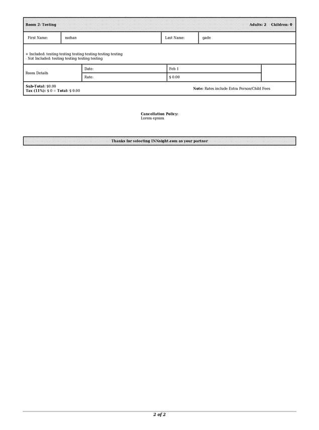 Fax page