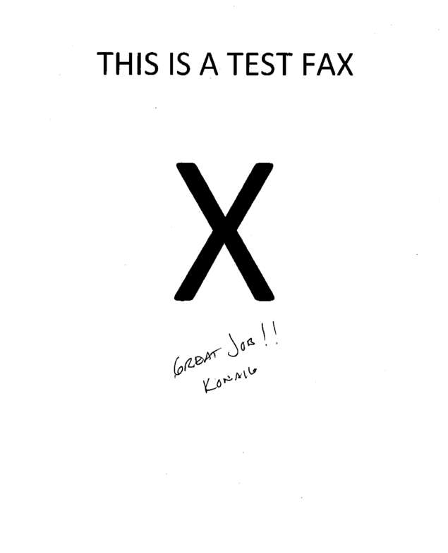 fax page
