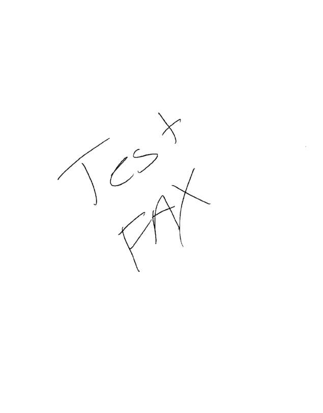 Fax page