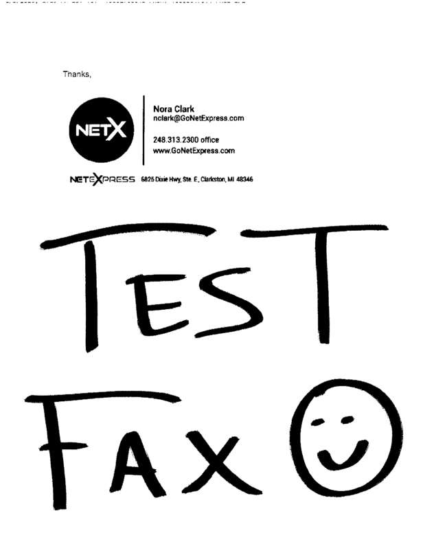 fax page