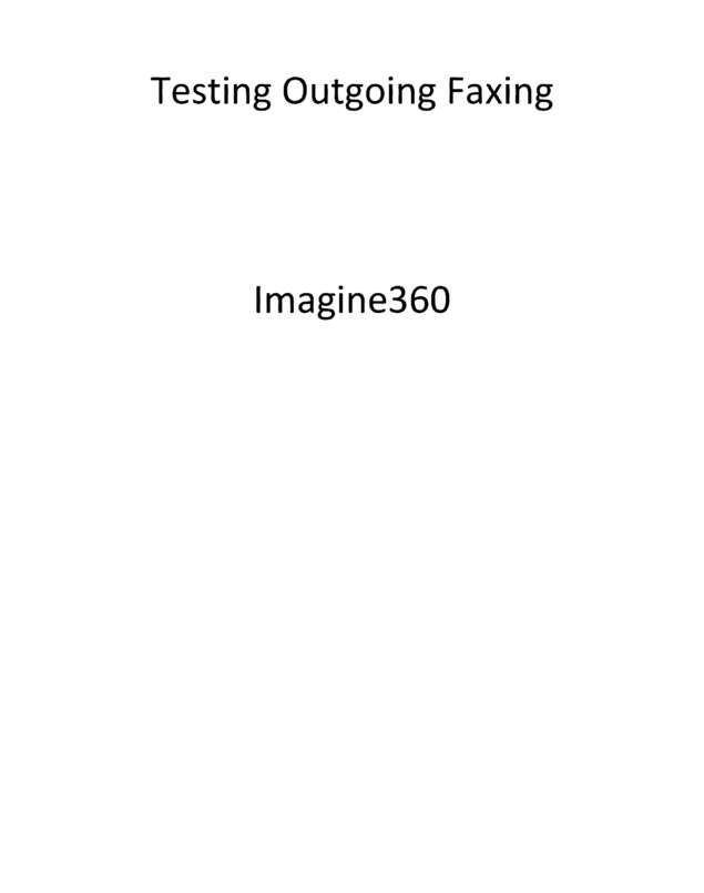 Fax page