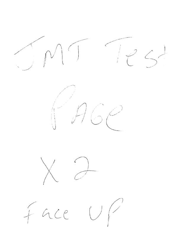 Fax page