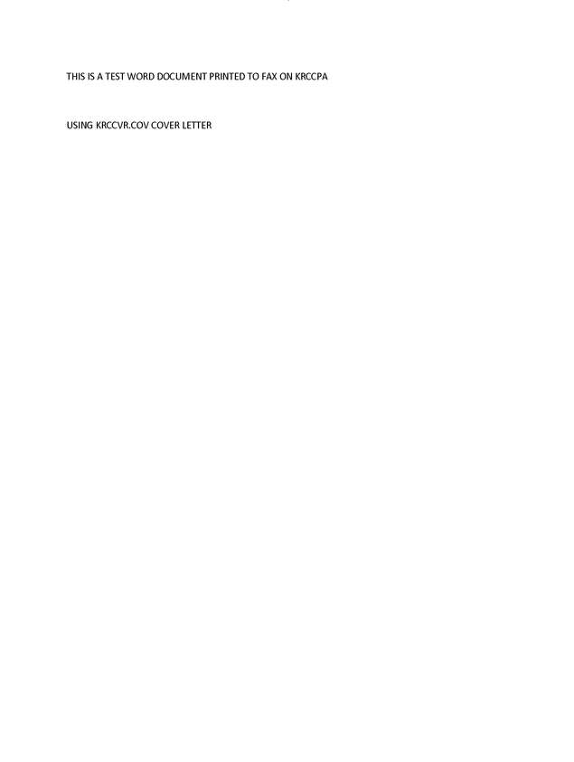 Fax page