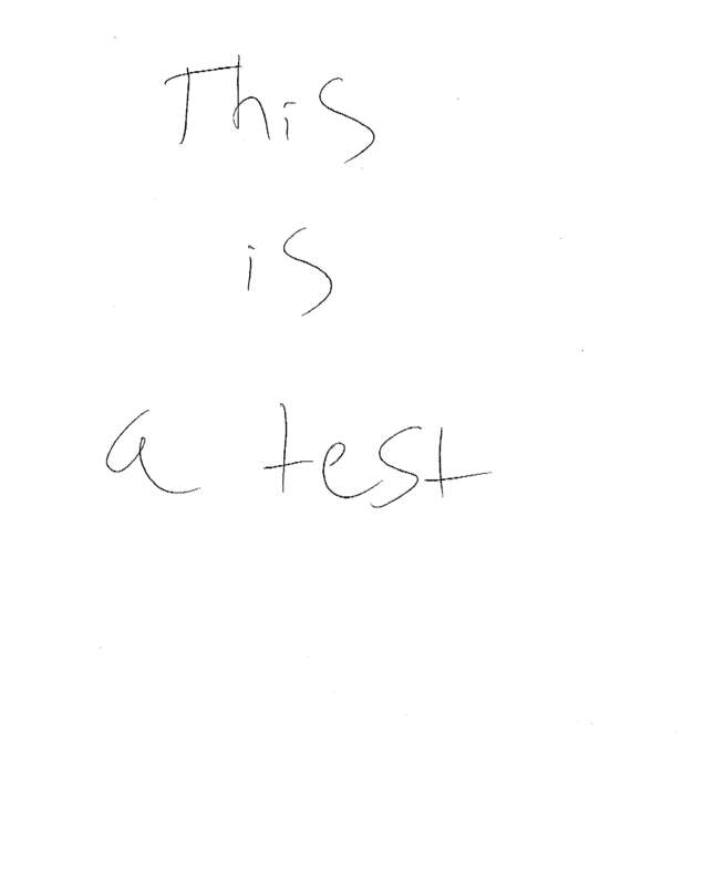 Fax page