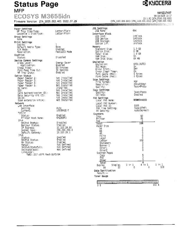 fax page