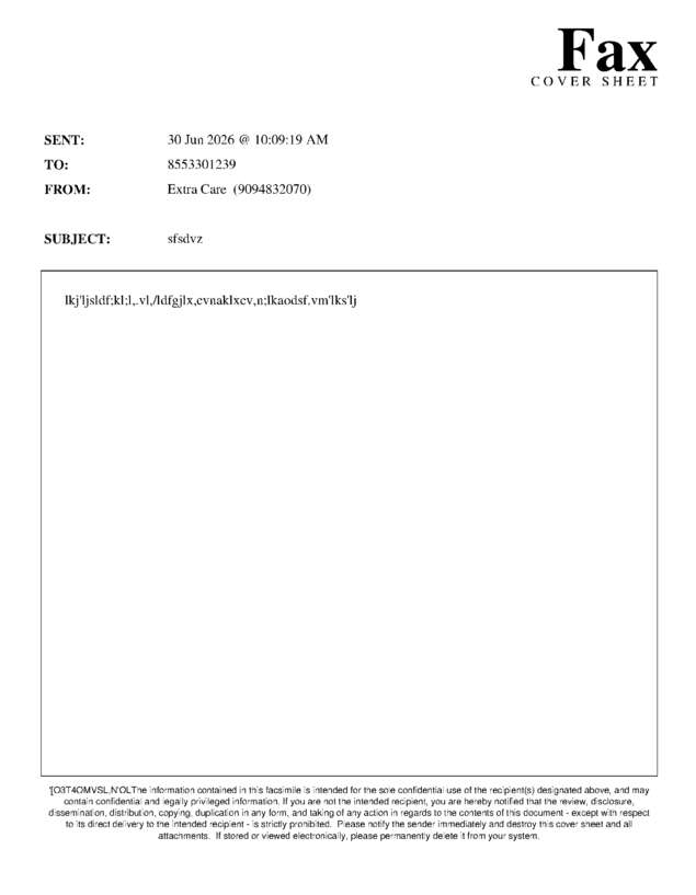 fax page