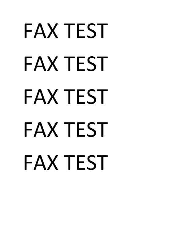 fax page