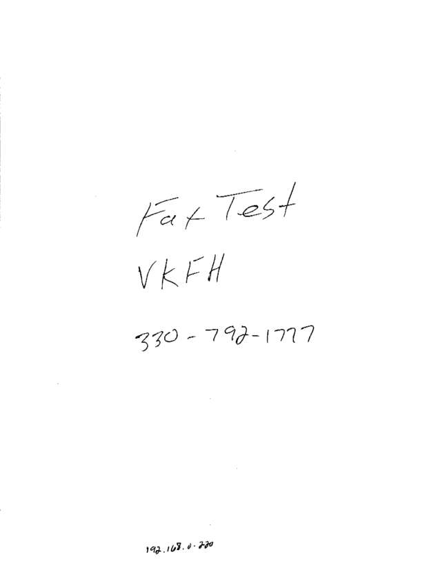 fax page