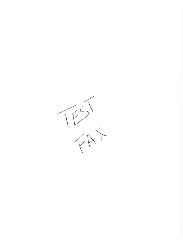 Fax page