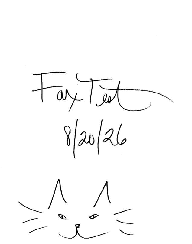 fax page