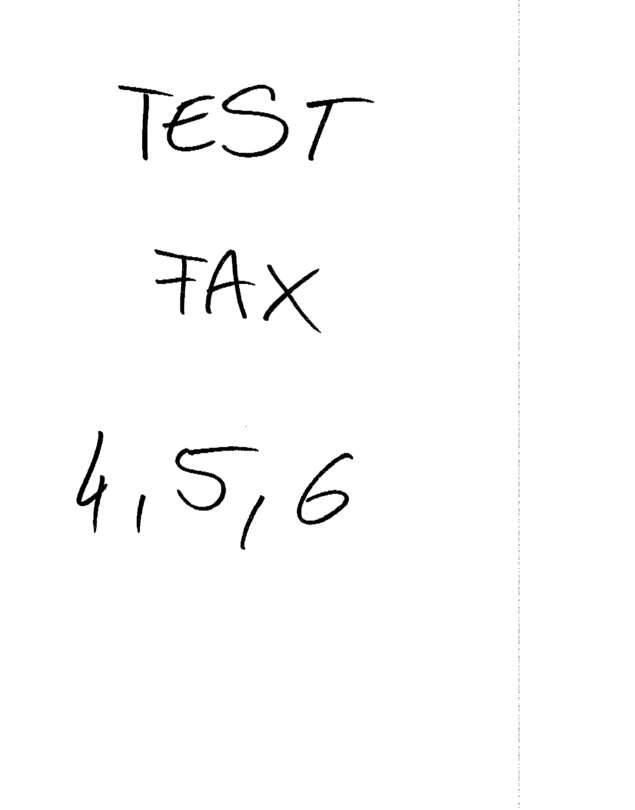 Fax page