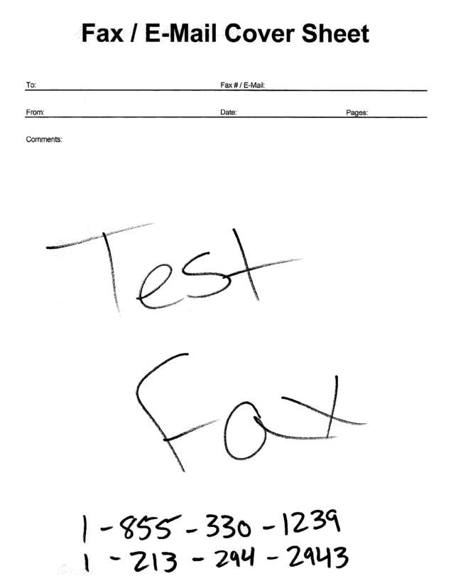 fax page