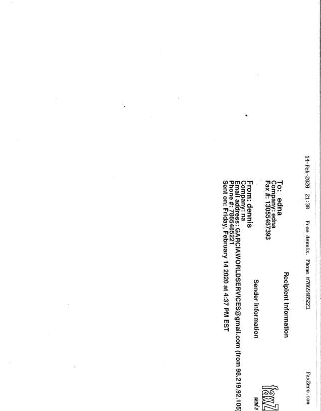 fax page