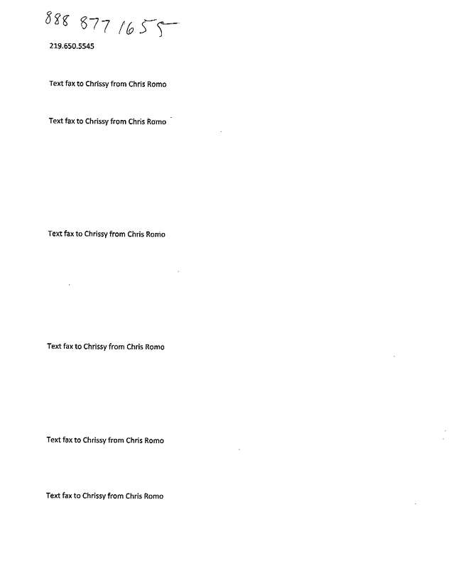 Fax page