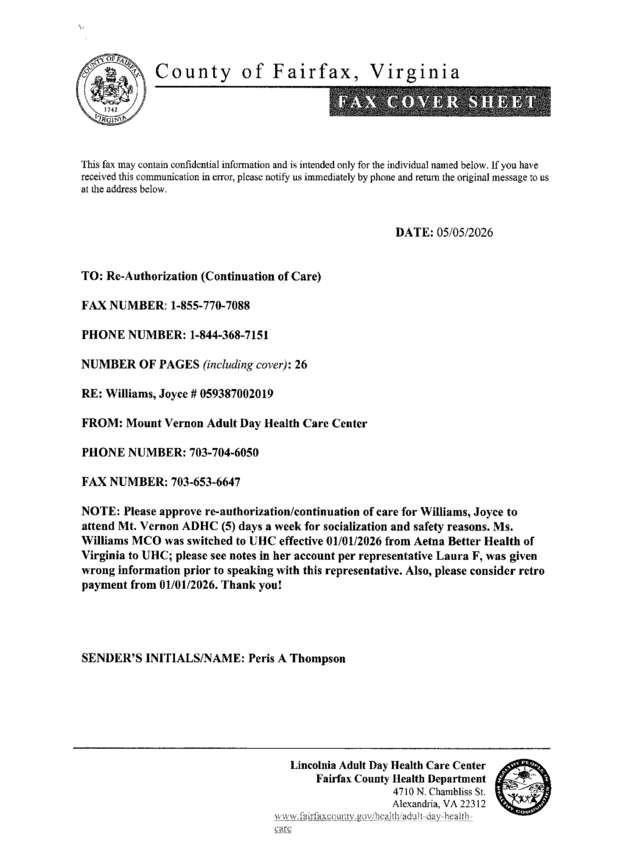fax page