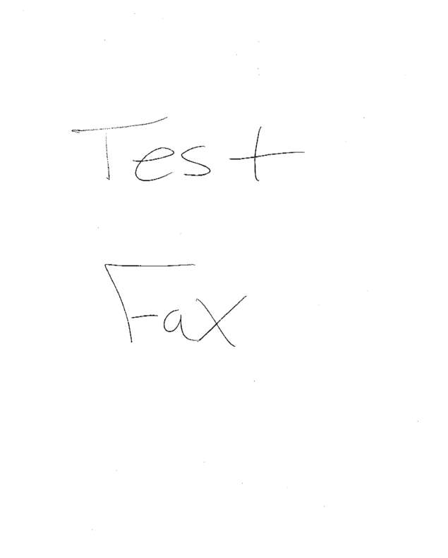 fax page