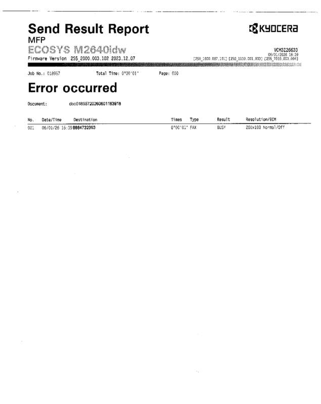 fax page