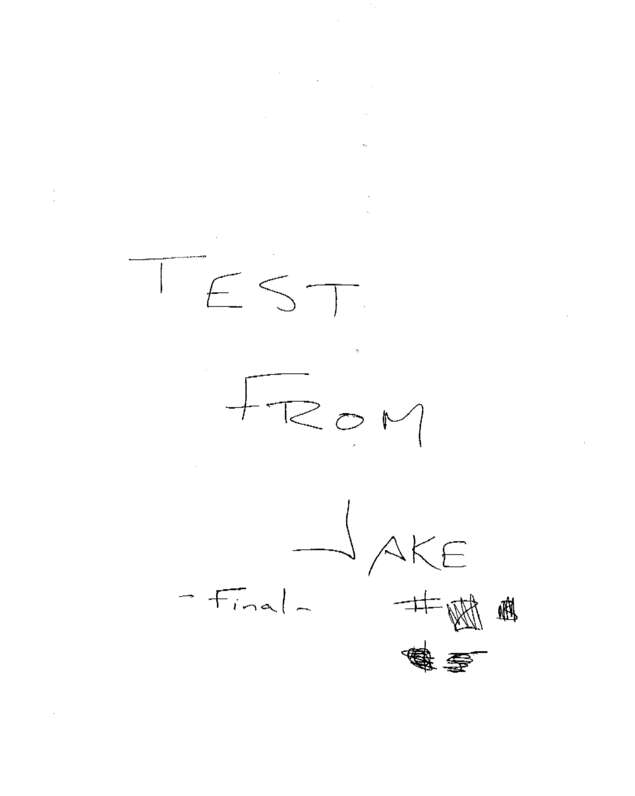 Fax page