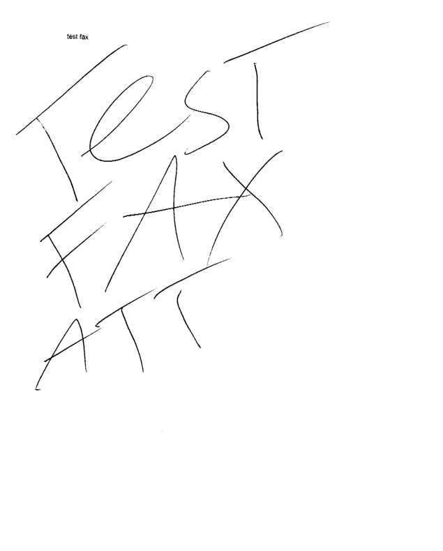 Fax page