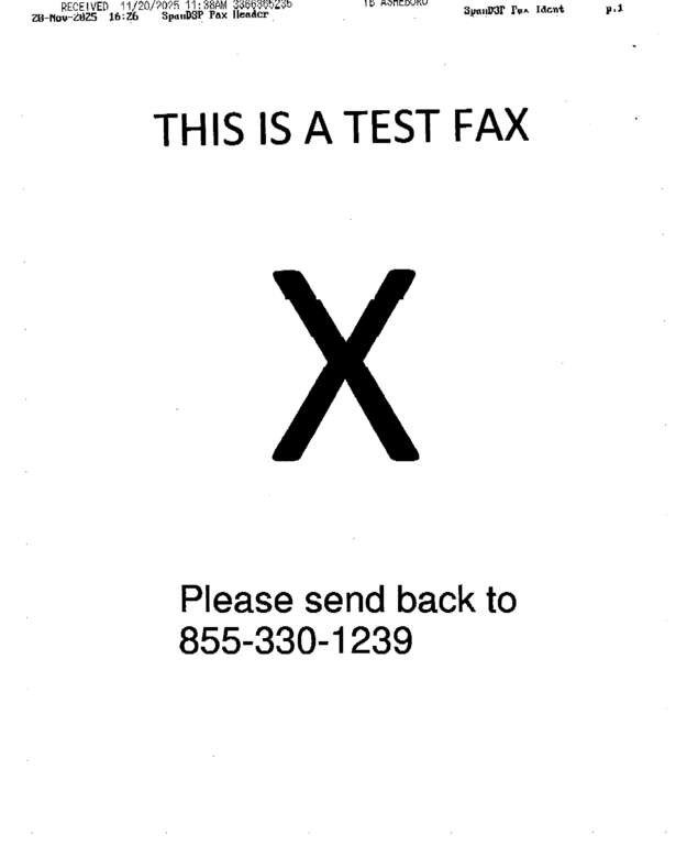fax page
