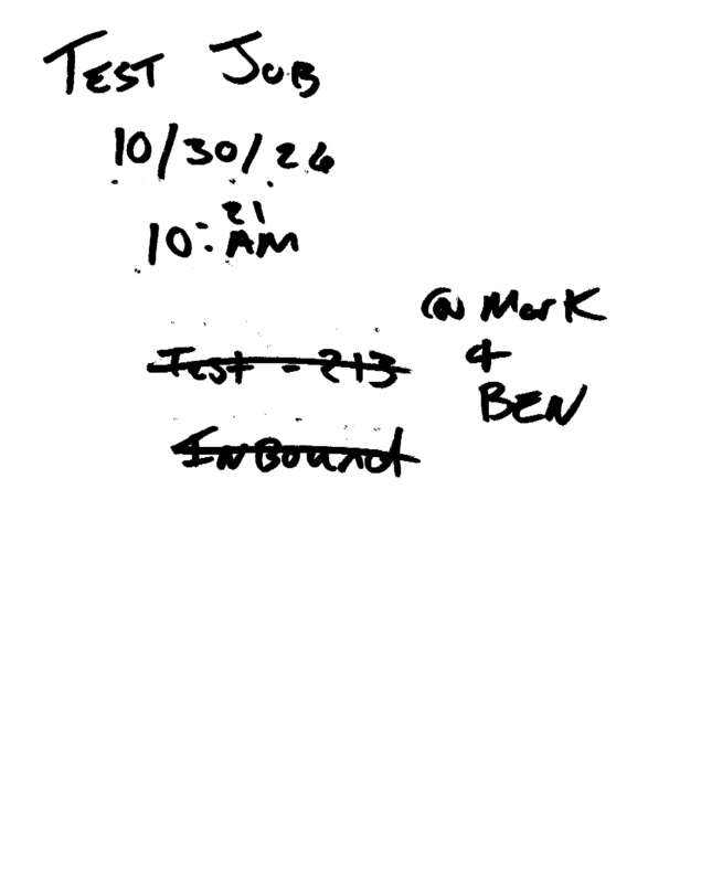 Fax page