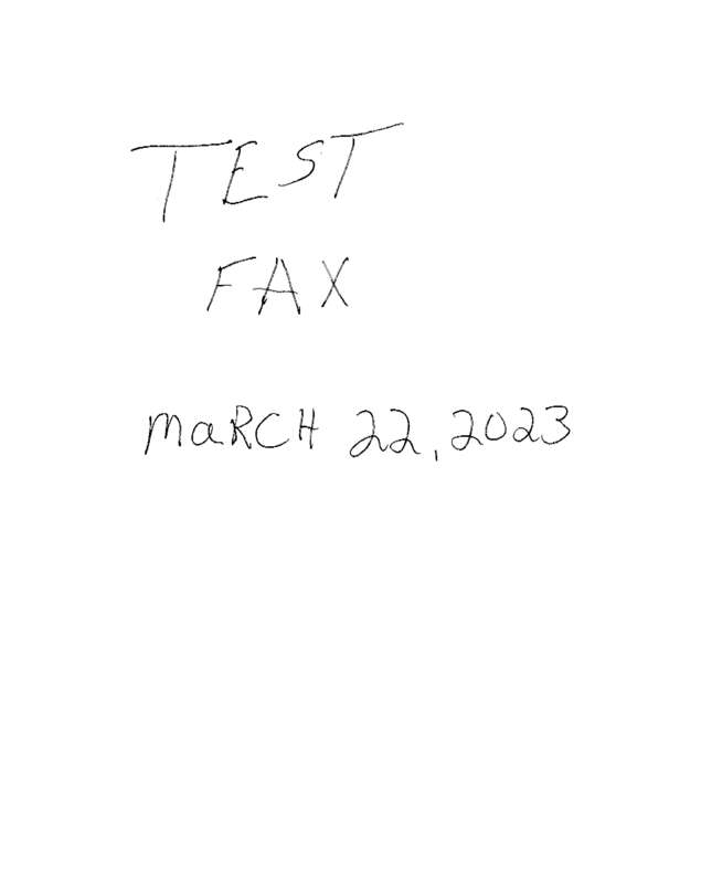 fax page