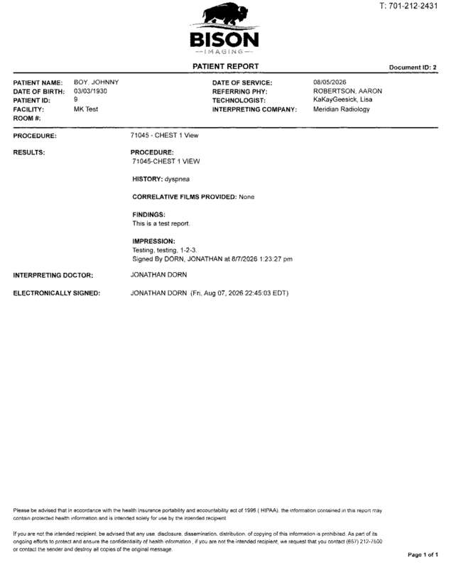 fax page