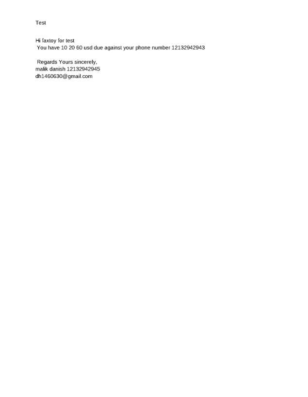 fax page