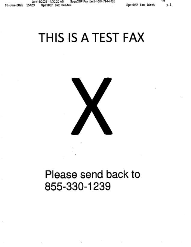 fax page