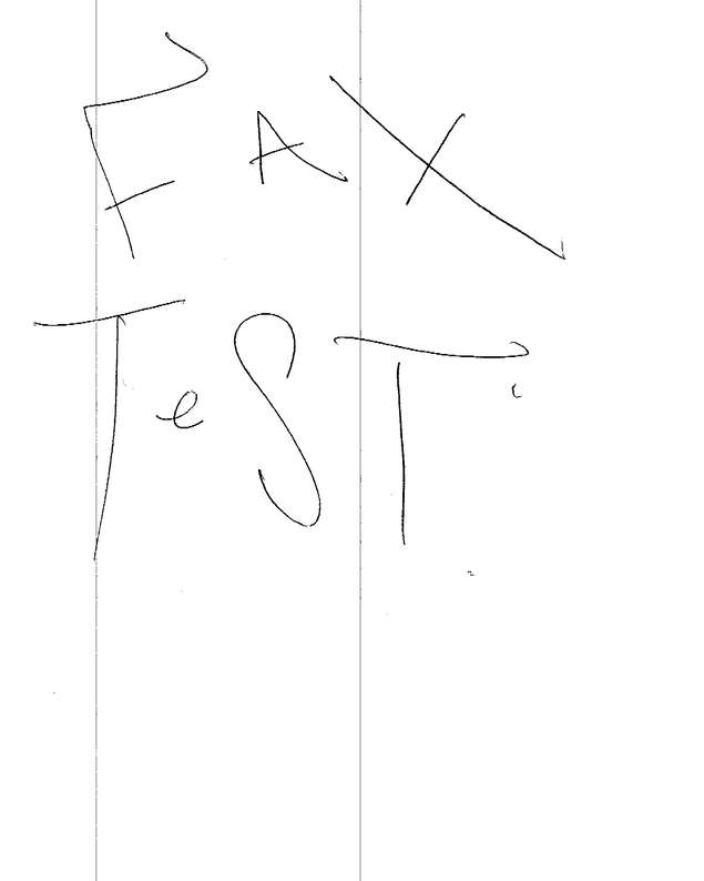 Fax page