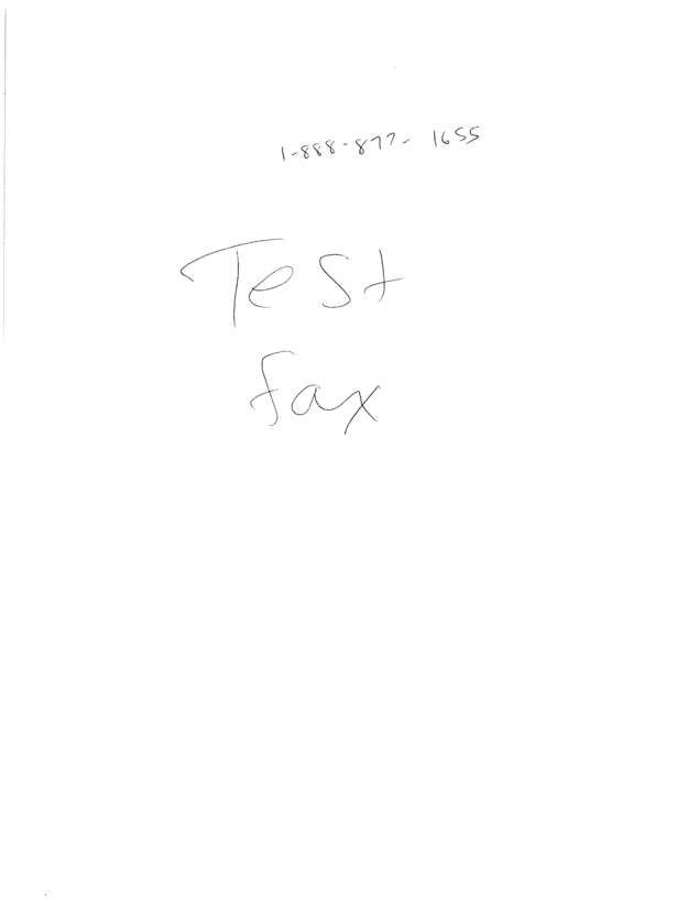 Fax page
