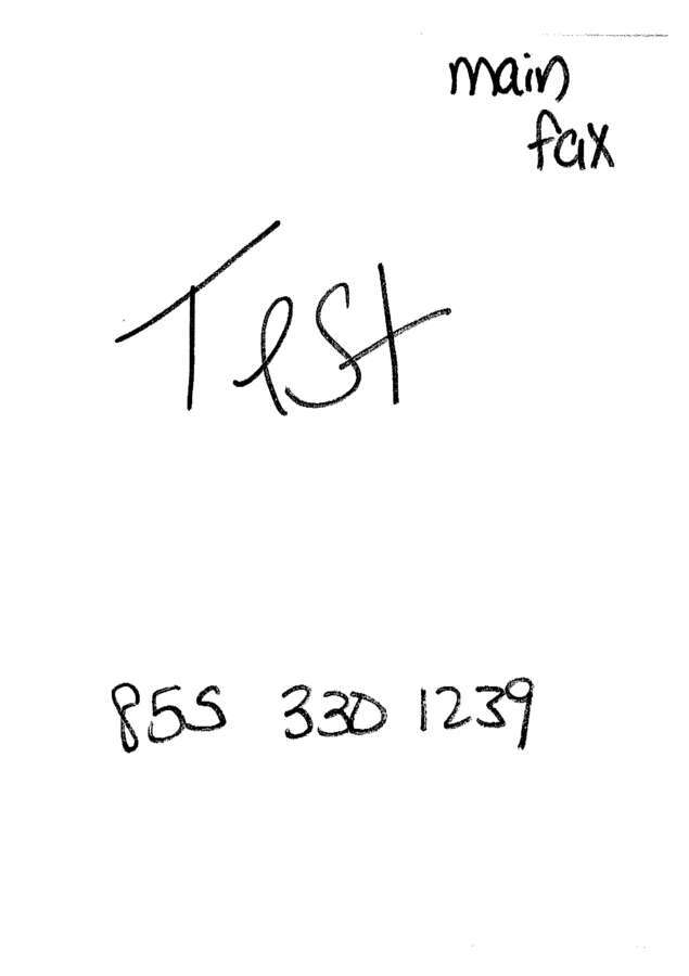 fax page