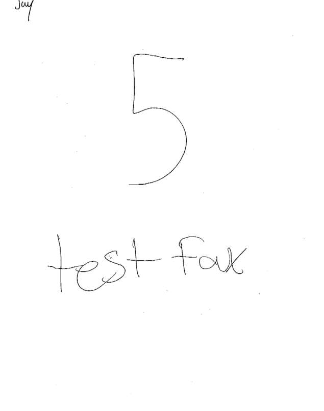 fax page