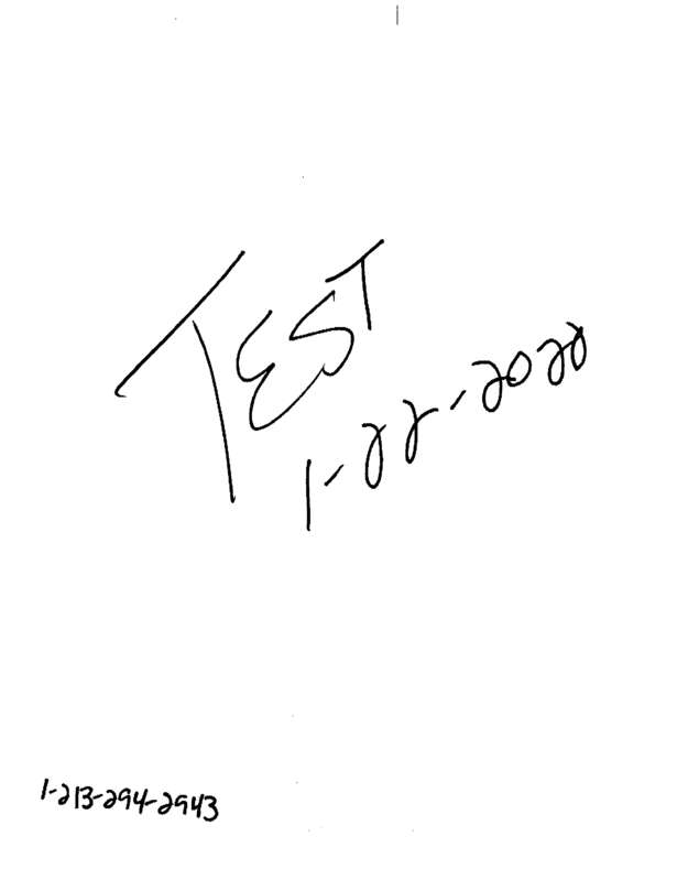 Fax page