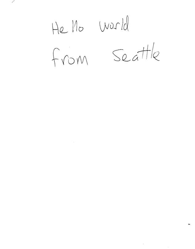 Fax page