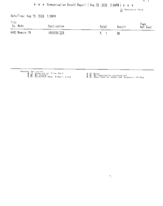 fax page
