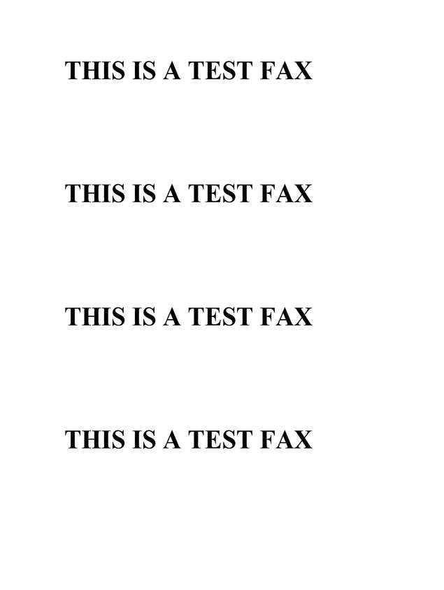 Fax page