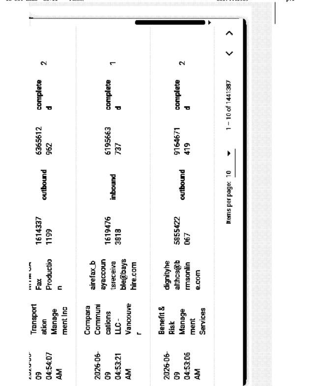 fax page