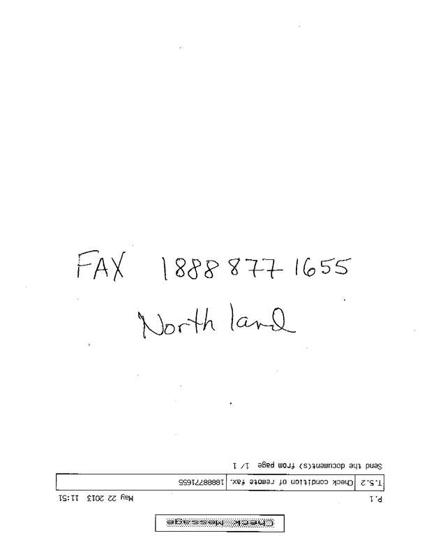 Fax page