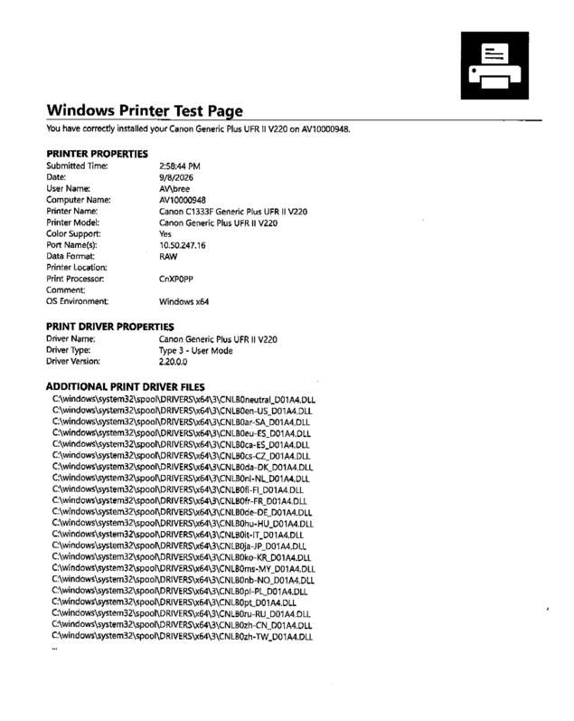 fax page
